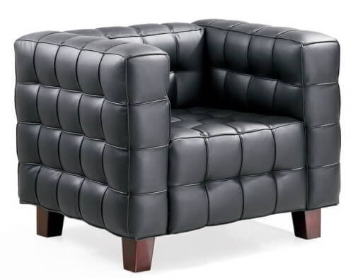 Josef Hoffmann cube chair (1910)